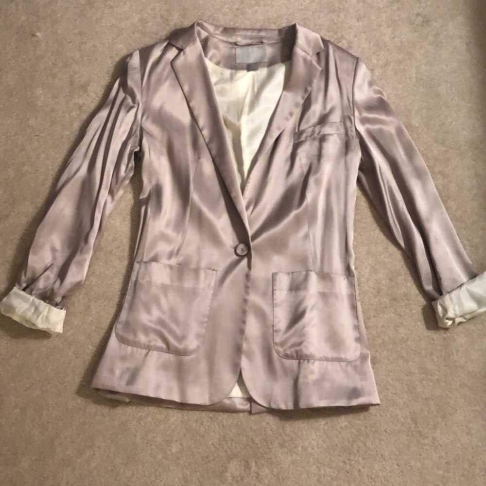 Silky gray HM blazer